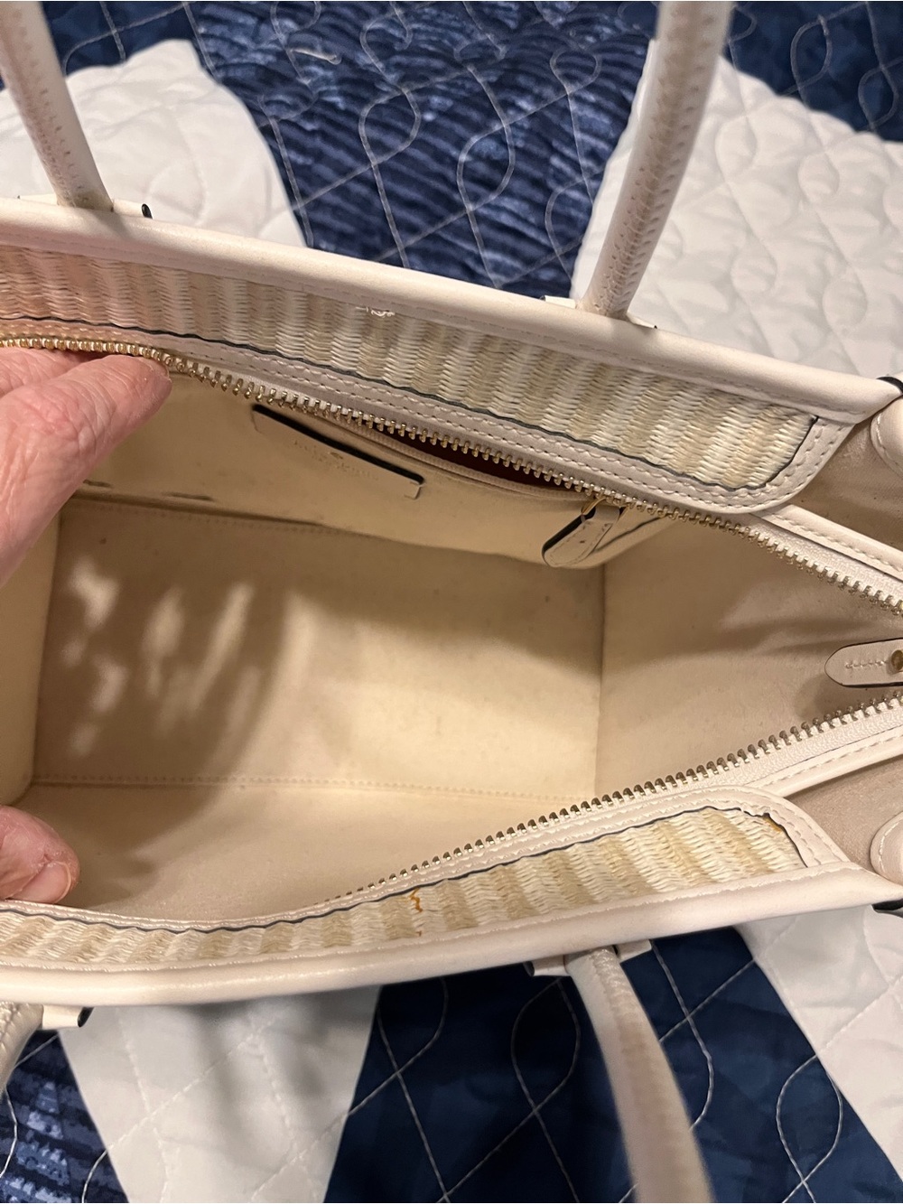 kate spade Tote with Red Ladybug Embroidery - Picture 7 of 11